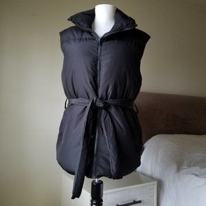NWT & Other Stories Oversized Belted Vest in Black Size XS